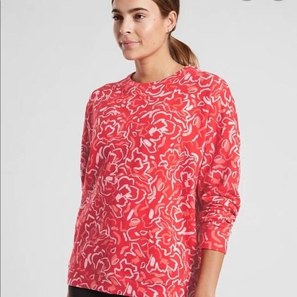 Athleta Balance Printed Pullover in Floral Matado - Picture 8 of 8